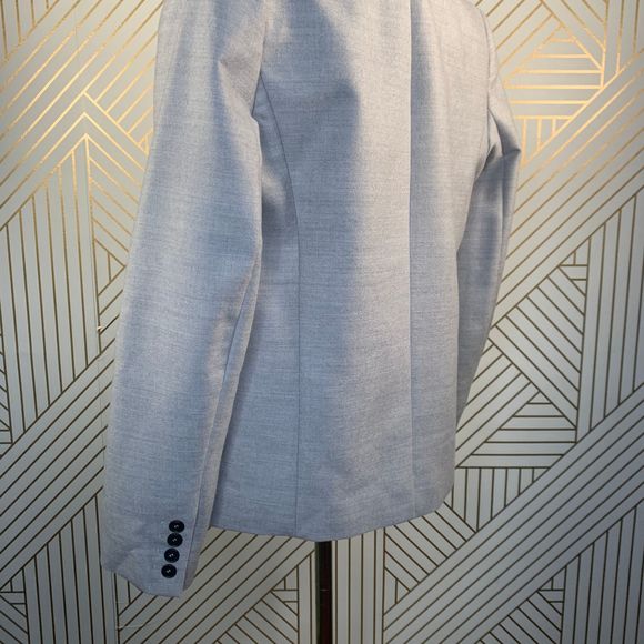 Gerard Darel Gray Wool Double Breasted Blazer - Picture 6 of 11